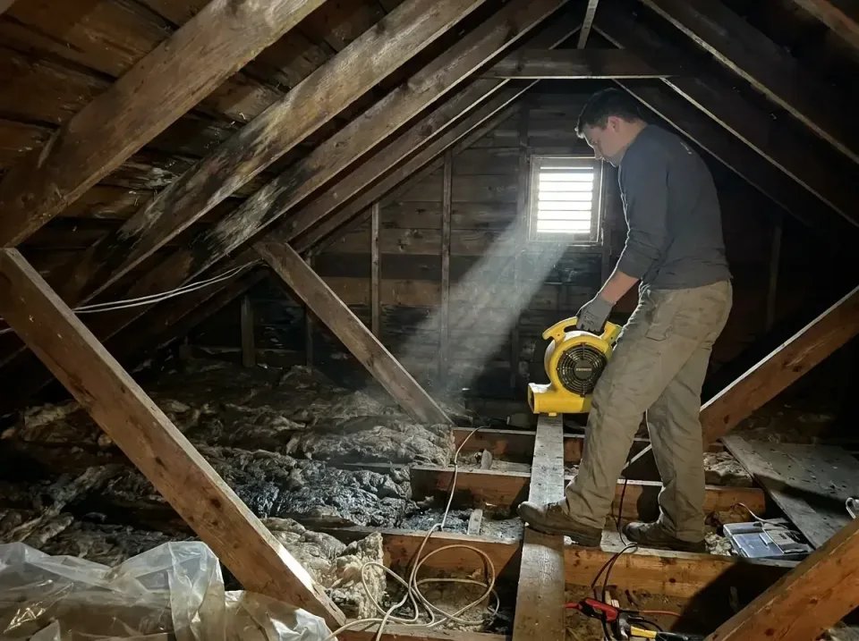 attic-water-damage-drying-proc-007 — frequently asked questions, Emergency Water Extraction & 24/7 Flood Response in Buckhea…